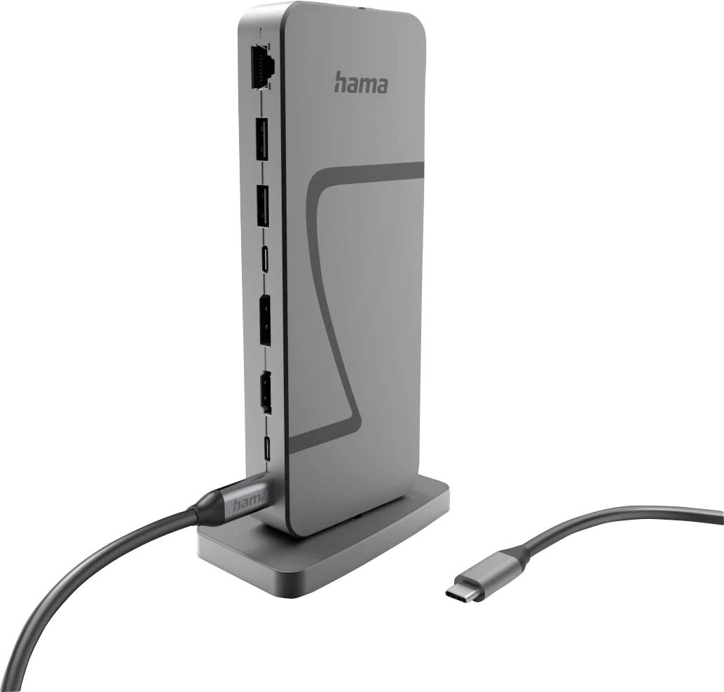 Stacja dokująca USB-C® Hama Connect2Office Speed zasilanie USB-C®, obsługuje 8K@30Hz (1x) / 4K@30Hz (2x) - obrazek 1