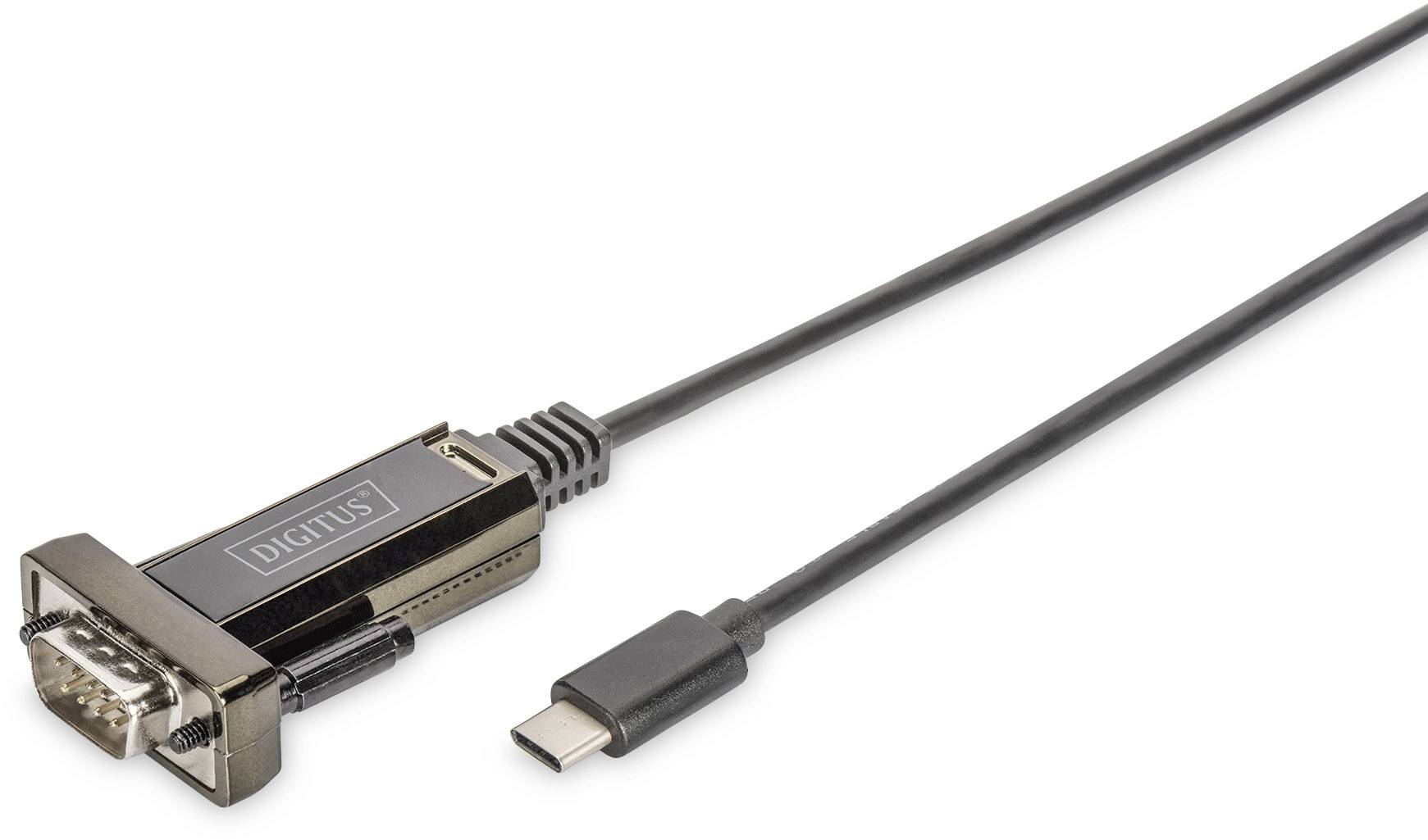 Digitus USB-C, podłączenie szeregowe adapter [1x złącze męskie USB-C - 1x złącze męskie RS232] DA-70166 1.00 m - obrazek 1