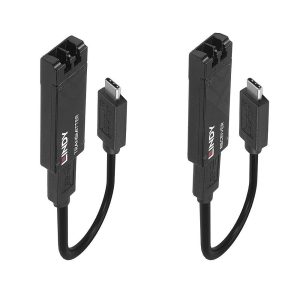 LINDY USB 2.0 przedłużacz światłowodowy 43312 8 cm LINDY USB 2.0 przedłużacz światłowodowy 43312 8 cm