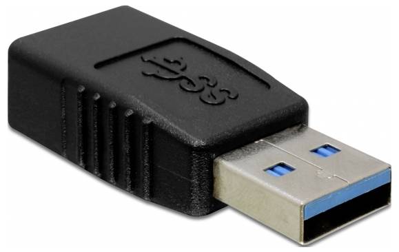 Delock USB 2.0 adapter [1x złącze męskie USB-A 2.0 – 1x złącze żeńskie USB-A 2.0] 65174 0 mm