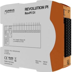 Moduł rozszerzeń PLC Revolution Pi by Kunbus RevPi DI PR100195 24 V Moduł rozszerzeń PLC Revolution Pi by Kunbus RevPi DI PR100195 24 V