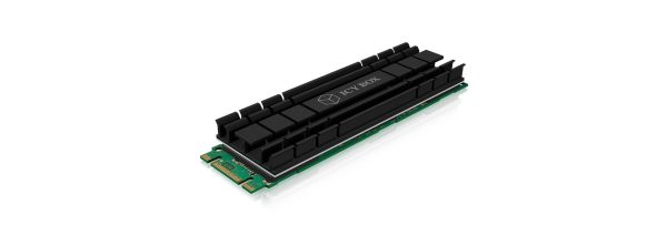 Chłodnica dysku SSD M.2 ICY BOX IB-M2HS-701, Kühlkörperset für M.2 2280 SSD, für PC/PS5, Aluminium, 5 mm dick 60361, 1 s