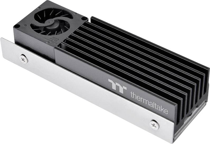 Chłodzenie HDD Thermaltake MS-1 Air Cooler M.2 2280 SSD Cooler Full Black CL-O043-AL02BL-A, 1 szt. - obrazek 1