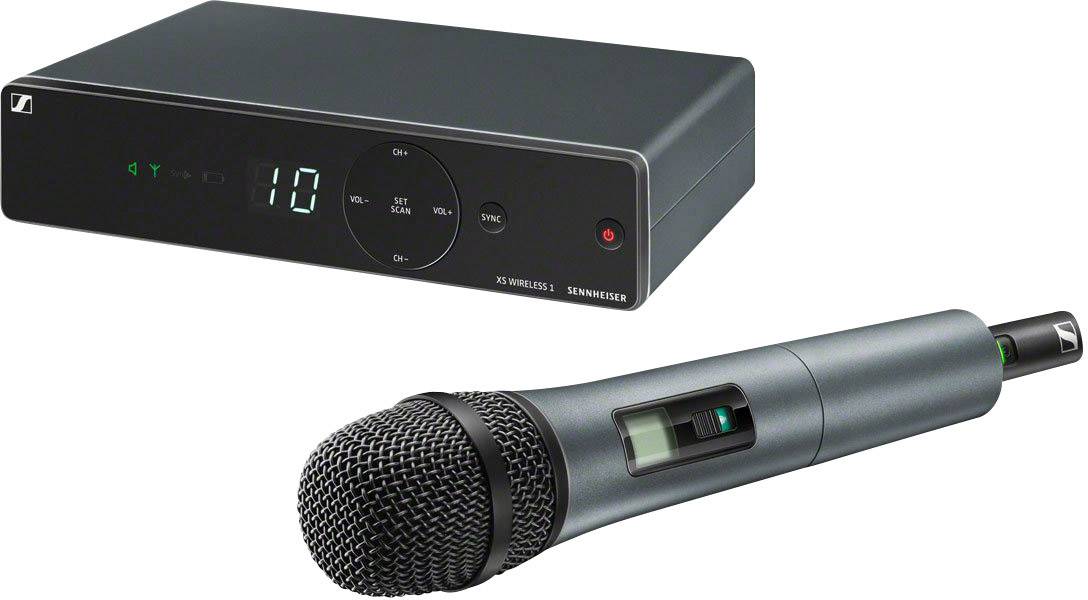 Zestaw mikrofonu bezprzewodowego Sennheiser XSW 1-825-E Rodzaj transmisji danych:radiowa z klipsem - obrazek 1