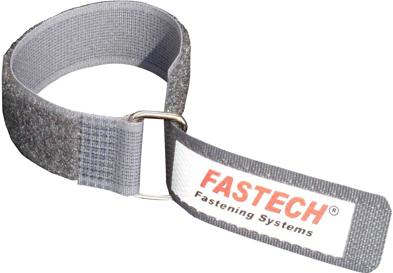 Taśma rzepowa z paskiem element z pętelkami i haczykami (D x S) 220 mm x 20 mm szary FASTECH® F101-20-220M-FT 1 szt. - obrazek 1
