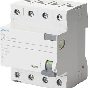 Siemens 5SV33466KL Wyłącznik różnicowoprądowy A 4 styki 63 A 0.03 A 400 V Siemens 5SV33466KL Wyłącznik różnicowoprądowy A 4 styki 63 A 0.03 A 400 V
