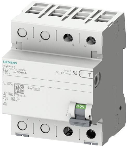 Wyłącznik różnicowoprądowy Siemens 5SV36224, 25 A, 0.3 A, 230 V - obrazek 1