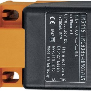 Czujnik zbliżeniowy indukcyjny ifm Electronic IM5115 IM5115, 40 x 40 mm, podtynkowy, PNP