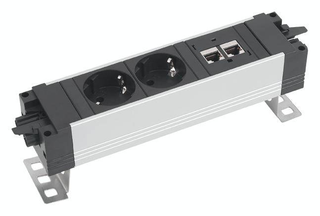 Bachmann 940.096 Uchwyt do listw zasilających 1 par(a) - obrazek 1