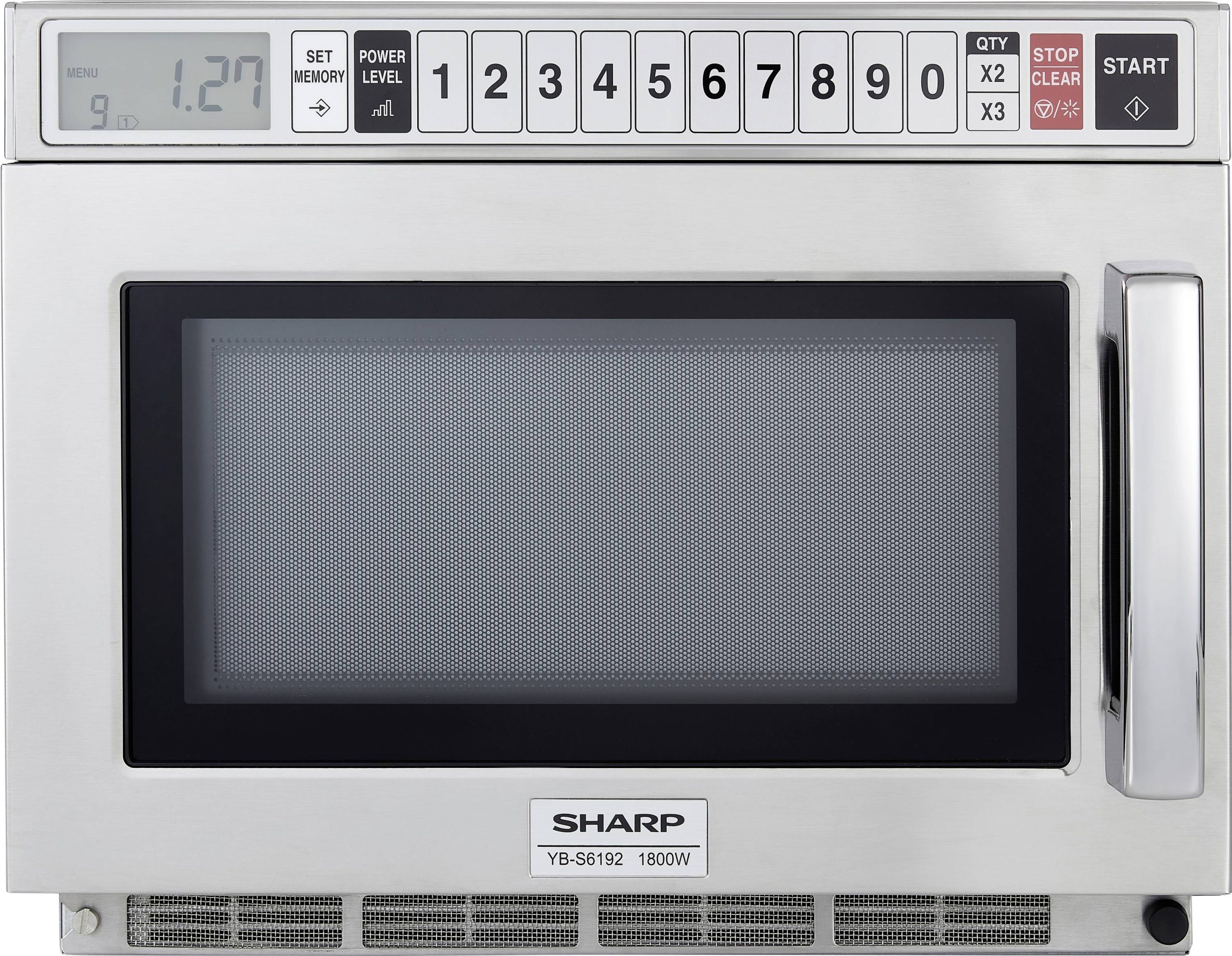 Mikrofalówka Sharp YB-S6192AE 1800 W stali szlachetnej - obrazek 1