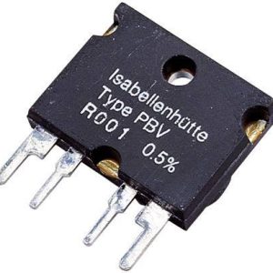 Rezystor pomiarowy Isabellenhutte PBV 0,05, 0,05 Ohm, 10 W, 0,5 % Rezystor pomiarowy Isabellenhutte PBV 0,05, 0,05 Ohm, 10 W, 0,5 %