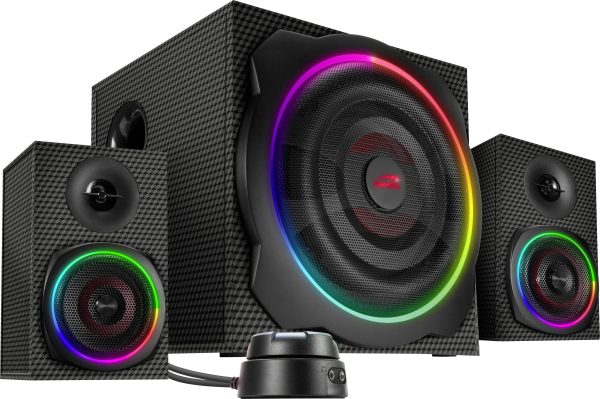 Głośnik PC SpeedLink SL-830100-BK 2.1 Bluetooth®, przewodowa, USB 60 W czarny