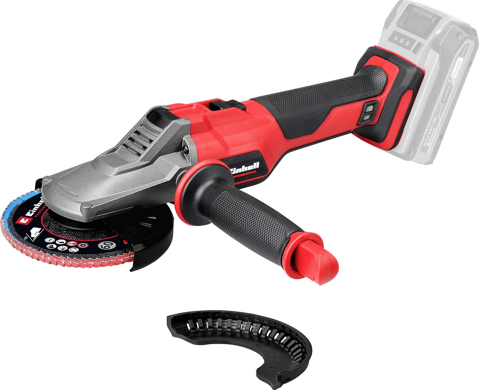 Akumulatorowa szlifierka kątowa Einhell Professional TP-AG 18/125 F Li BL - Solo Akku-Winkelschleifer 4431175 700 W - obrazek 1