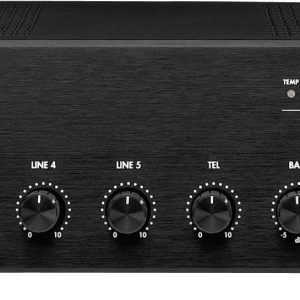 Monacor PA-312 Wzmacniacz ELA 120 W 1-kanałowy Monacor PA-312 Wzmacniacz ELA 120 W 1-kanałowy