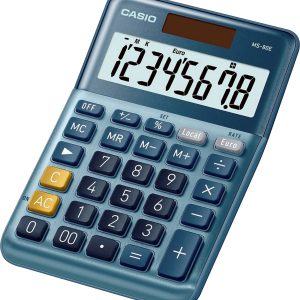 Casio MS-80E Kalkulator stołowy niebieski Wyświetlacz: 8 energią słoneczną (D x S) 101 mm x 149 mm Casio MS-80E Kalkulator stołowy niebieski Wyświetlacz: 8 energią słoneczną (D x S) 101 mm x 149 mm