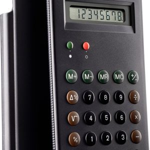 Braun Kalkulator kieszonkowy czarny Wyświetlacz: 8 bateryjne (D x S x W) 137 mm x 7.5 cm x 13.5 cm Braun Kalkulator kieszonkowy czarny Wyświetlacz: 8 bateryjne (D x S x W) 137 mm x 7.5 cm x 13.5 cm
