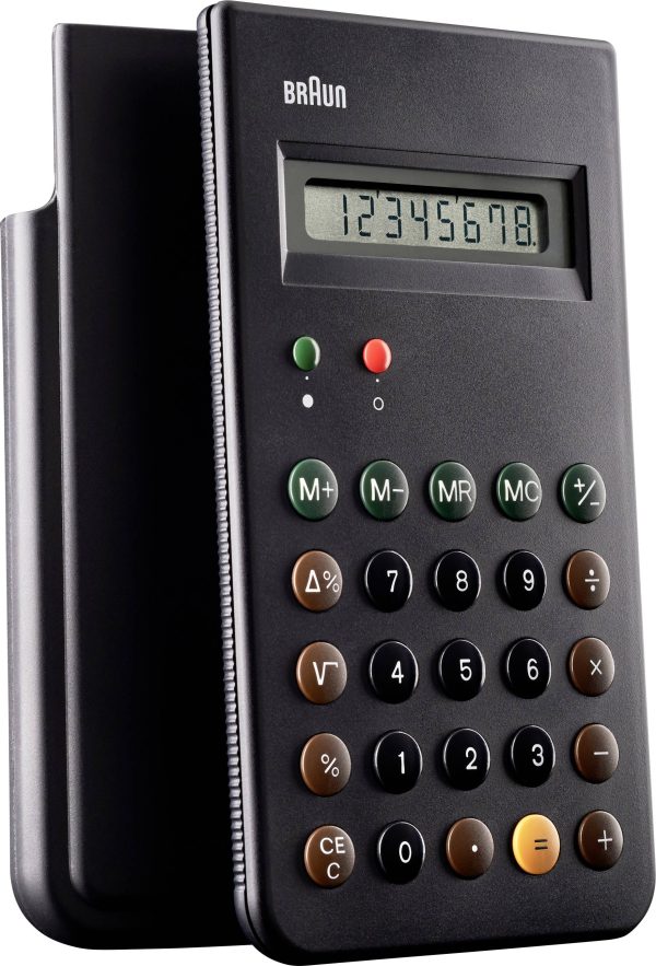 Braun Kalkulator kieszonkowy czarny Wyświetlacz: 8 bateryjne (D x S x W) 137 mm x 7.5 cm x 13.5 cm