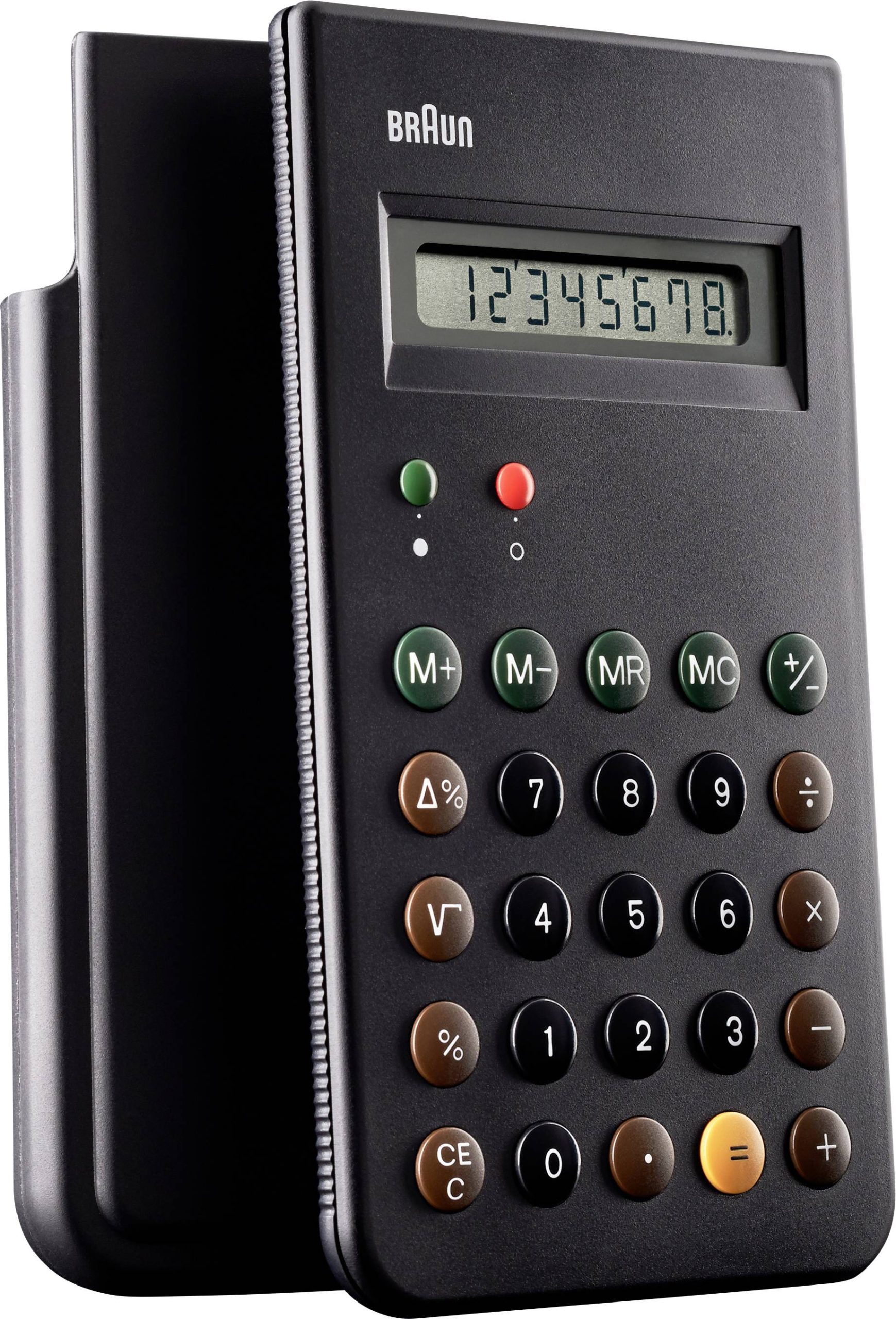 Braun Kalkulator kieszonkowy czarny Wyświetlacz: 8 bateryjne (D x S x W) 137 mm x 7.5 cm x 13.5 cm - obrazek 1