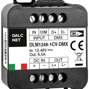 Dalcnet KNX DLM1248-1CV-DMX Ściemniacz 1-kanałowy Dalcnet KNX DLM1248-1CV-DMX Ściemniacz 1-kanałowy