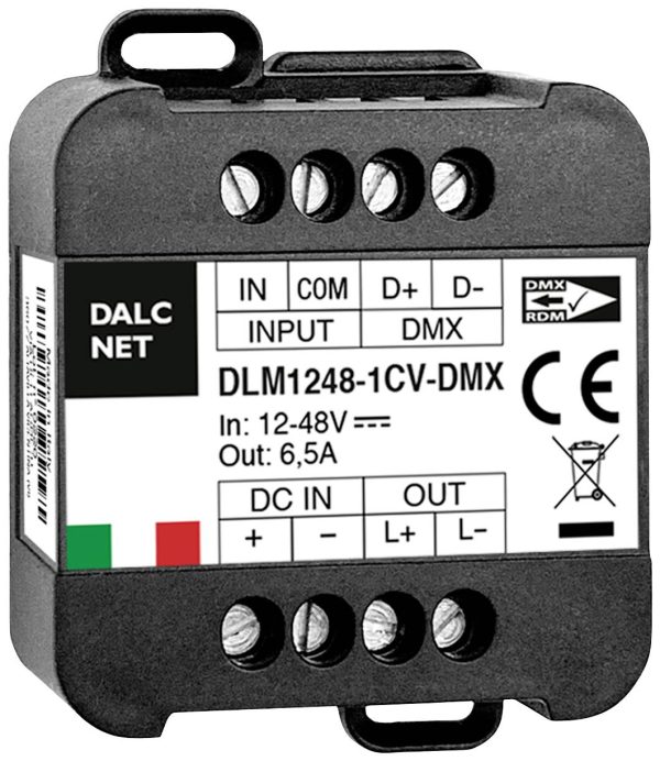 Dalcnet KNX DLM1248-1CV-DMX Ściemniacz 1-kanałowy