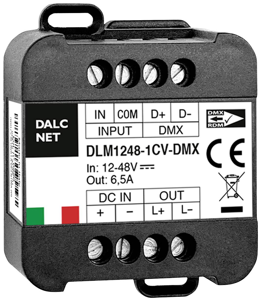 Dalcnet KNX DLM1248-1CV-DMX Ściemniacz 1-kanałowy - obrazek 1