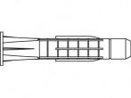 TOOLCRAFT TO-5455122 Kołek 51 mm 100 szt. - obrazek 1