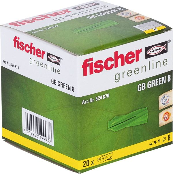 Fischer 524870 Kołek do gazobetonu 8 mm 20 szt.