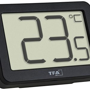 TFA Dostmann Digitales Thermometer Termometr czarny 30.1065.01 TFA Dostmann Digitales Thermometer Termometr czarny 30.1065.01