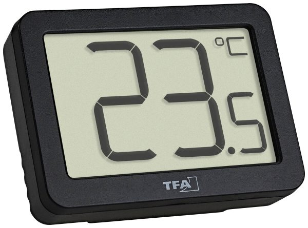 TFA Dostmann Digitales Thermometer Termometr czarny 30.1065.01