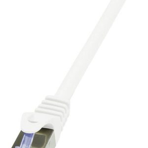 kabel LAN LogiLink CQ3091S, 1 szt., RJ45, CAT 6a, S/FTP, 10.00 m, biały kabel LAN LogiLink CQ3091S, 1 szt., RJ45, CAT 6a, S/FTP, 10.00 m, biały