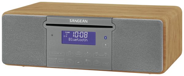Radio Sangean DDR-47 BT DAB+, fale metrowe (VHF) drewno