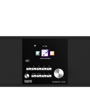 Radio internetowe Imperial Dabman i200 V2 DAB+, fale metrowe (VHF), Internet czarny Radio internetowe Imperial Dabman i200 V2 DAB+, fale metrowe (VHF), Internet czarny