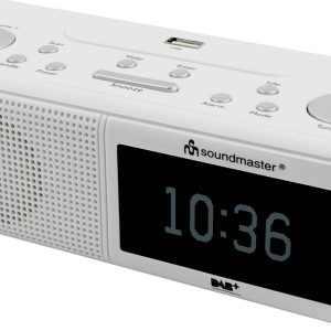 Radiobudzik soundmaster UR8350WE DAB+, fale metrowe (VHF) biały Radiobudzik soundmaster UR8350WE DAB+, fale metrowe (VHF) biały