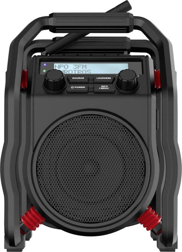 Radio na budowę PerfectPro UBOX400R DAB+, fale metrowe (VHF) wstrząsoodporny czarny