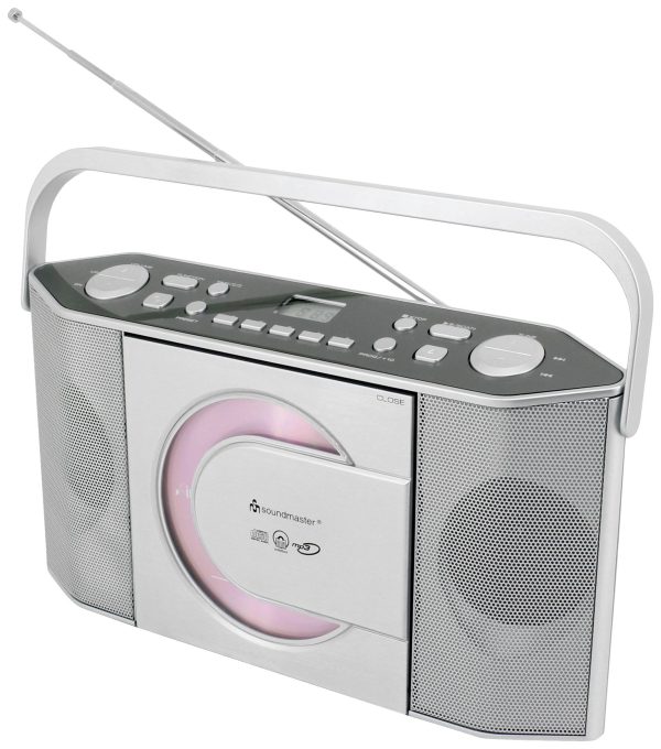 Radio-CD soundmaster RCD1755SI fale metrowe (VHF) srebrny