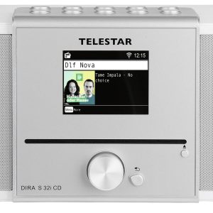 Radio-CD Telestar DIRA S 32i CD DAB+, fale metrowe (VHF), Internet z pilotem biały Radio-CD Telestar DIRA S 32i CD DAB+, fale metrowe (VHF), Internet z pilotem biały