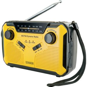 Radio outdoorowe Schwaiger fale metrowe (VHF), AM, FM korba ręczna, panel słoneczny, ochrona przeciwbryzgowa, wstrząsood Radio outdoorowe Schwaiger fale metrowe (VHF), AM, FM korba ręczna, panel słoneczny, ochrona przeciwbryzgowa, wstrząsood
