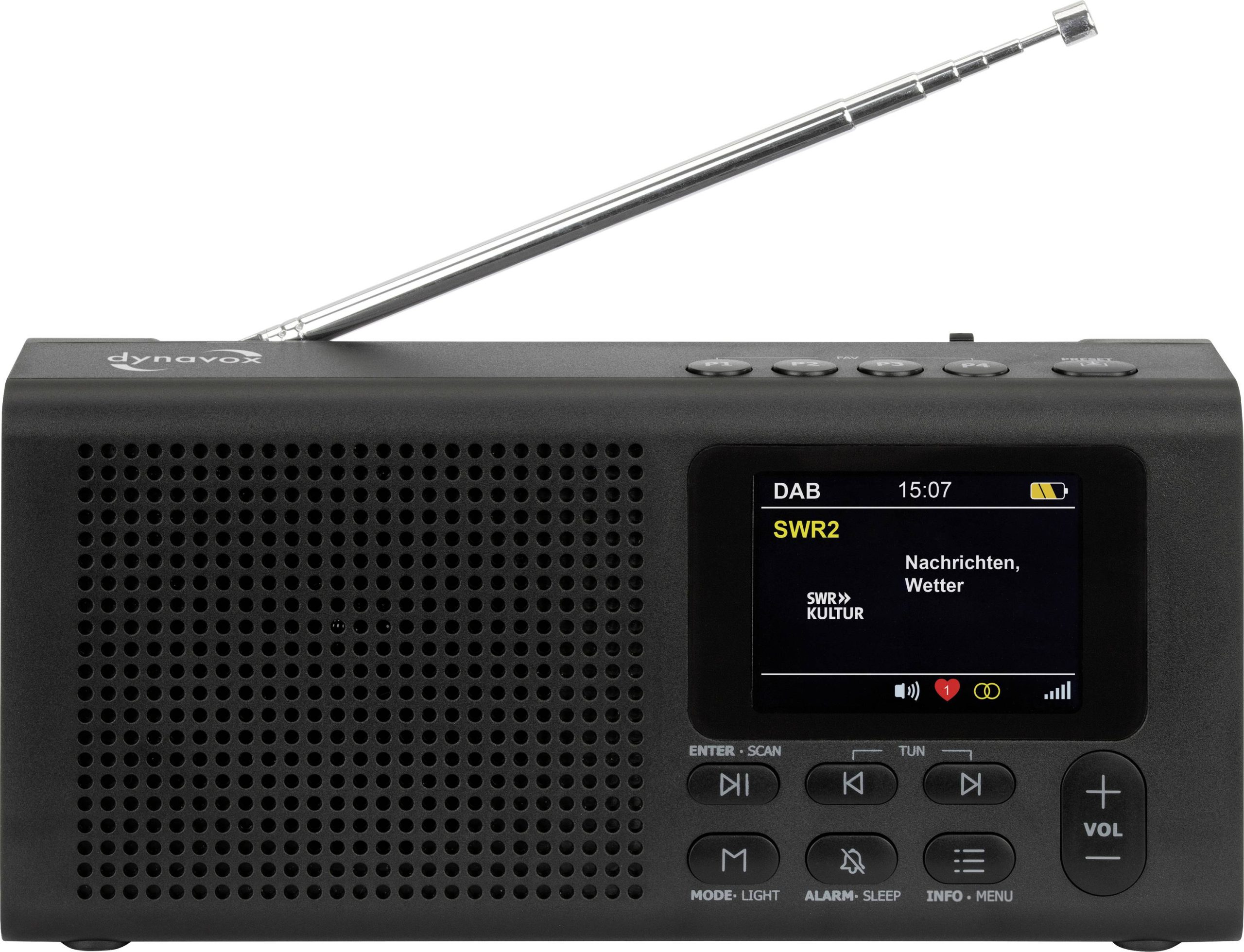 Radio kieszonkowe Dynavox DBT200 DAB+, FM czarny - obrazek 1