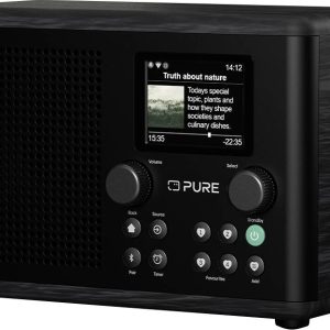 Radio kieszonkowe Pure Classic H4i Black-Black Ash EU/UK Internet, DAB+, FM czarny, jesion Radio kieszonkowe Pure Classic H4i Black-Black Ash EU/UK Internet, DAB+, FM czarny, jesion