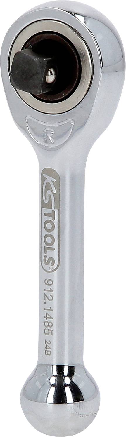 Grzechotka do bitów KS Tools 1/4" Mini-Freilauf-Ratsche 912.1485 - obrazek 1
