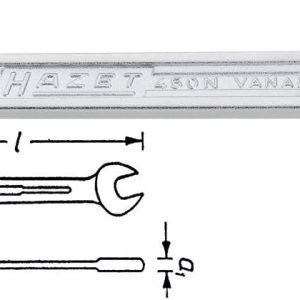 Klucz płaski podwójny 5 – 5.5 mm DIN 3110, DIN ISO 10102 Hazet 450N 450N-5X5.5 Klucz płaski podwójny 5 – 5.5 mm DIN 3110, DIN ISO 10102 Hazet 450N 450N-5X5.5