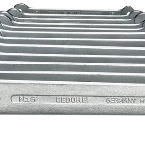 Gedore 6077890 6-120 Zestaw kluczy płaskich podwójnych 12 szt. Rozmiar klucza (metryczny) (tylko do tytułu) 6 – 32 mm Gedore 6077890 6-120 Zestaw kluczy płaskich podwójnych 12 szt. Rozmiar klucza (metryczny) (tylko do tytułu) 6 – 32 mm