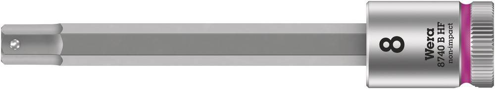 Wera 8740 B HF 05003040001 zewnętrzny sześciokąt Nasadka 8 mm 3/8" (10 mm) - obrazek 1