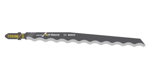 Brzeszczot do wyrzynarki T 313 AW, Special for Soft Material Bosch Accessories 2608635187 2608635187 3 szt.