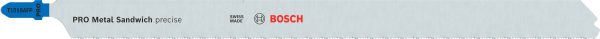 Brzeszczot do wyrzynarki T 1018 AFP, Precision for Metal-Sandwich, Zestaw 100 szt. Bosch Accessories 2608636793 3 szt.