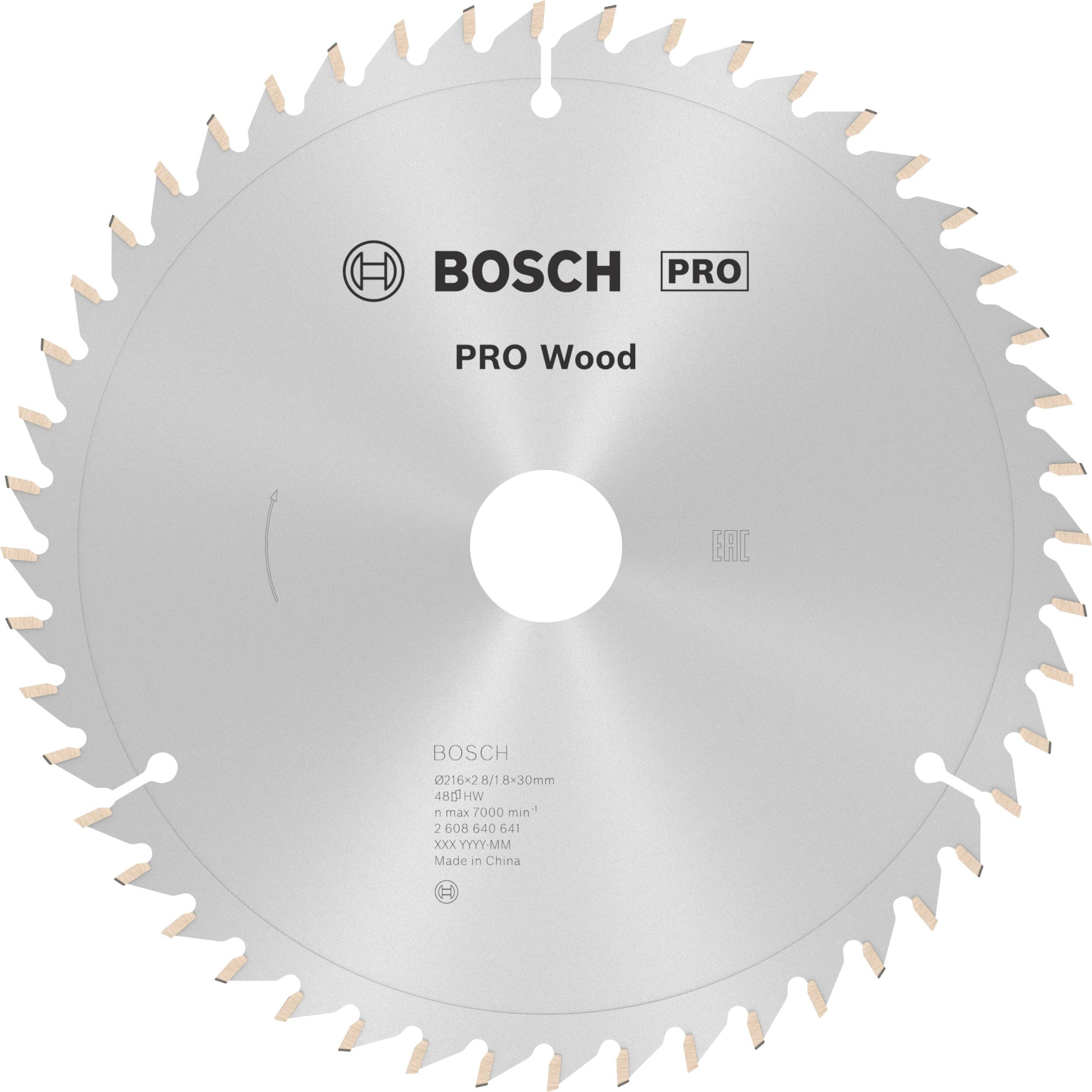 Bosch Accessories Optiline 2608640641 Tarcza tnąca z węglików spiekanych 216 x 30 x 2.8 mm Liczba zębów: 48 1 szt. - obrazek 1