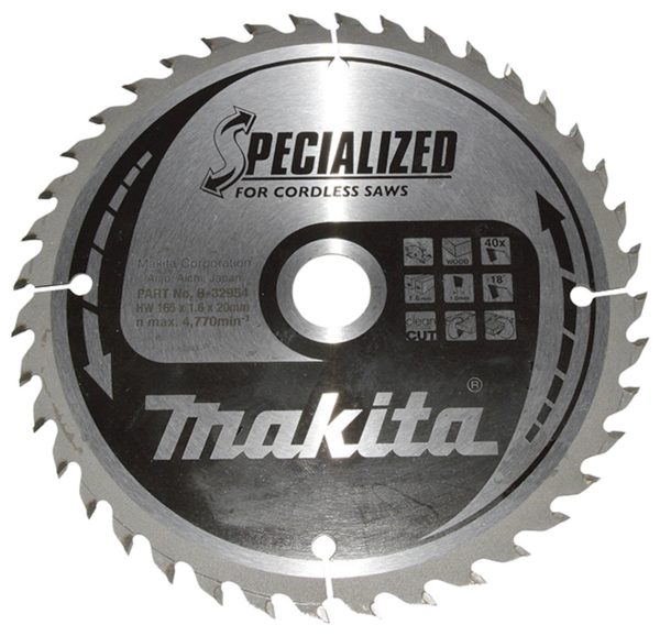 Tarcza tnąca z węglików spiekanych Makita SPECIALIZED 165 x 20 x 1 mm 1 szt.
