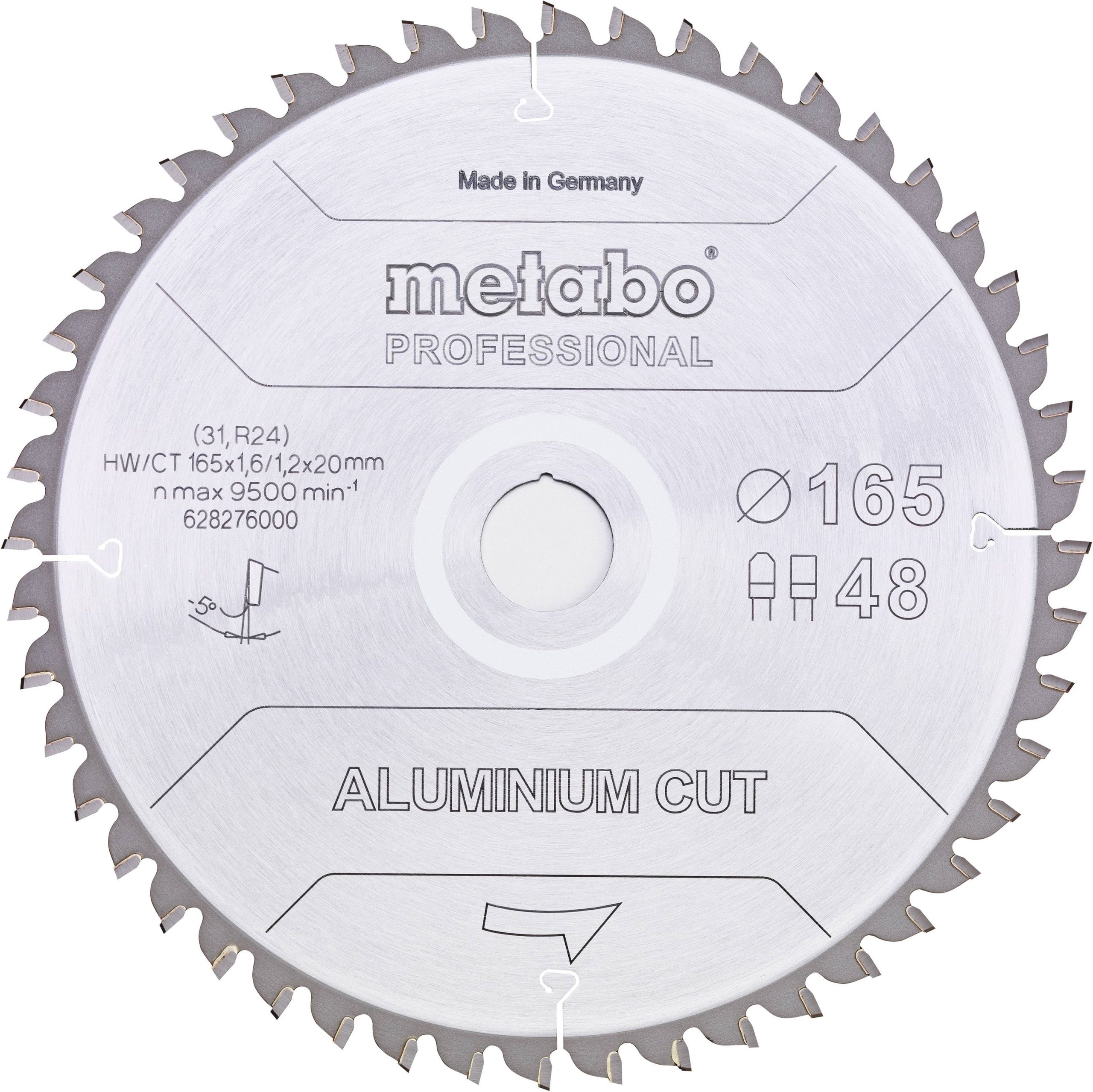 Tarcza tnąca Metabo Aluminium Cut Professional 165 x 20 x 1.2 mm 1 szt. - obrazek 1