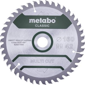 Tarcza tnąca Metabo MULTI CUT CLASSIC 160 x 20 x 1.4 mm 1 szt.