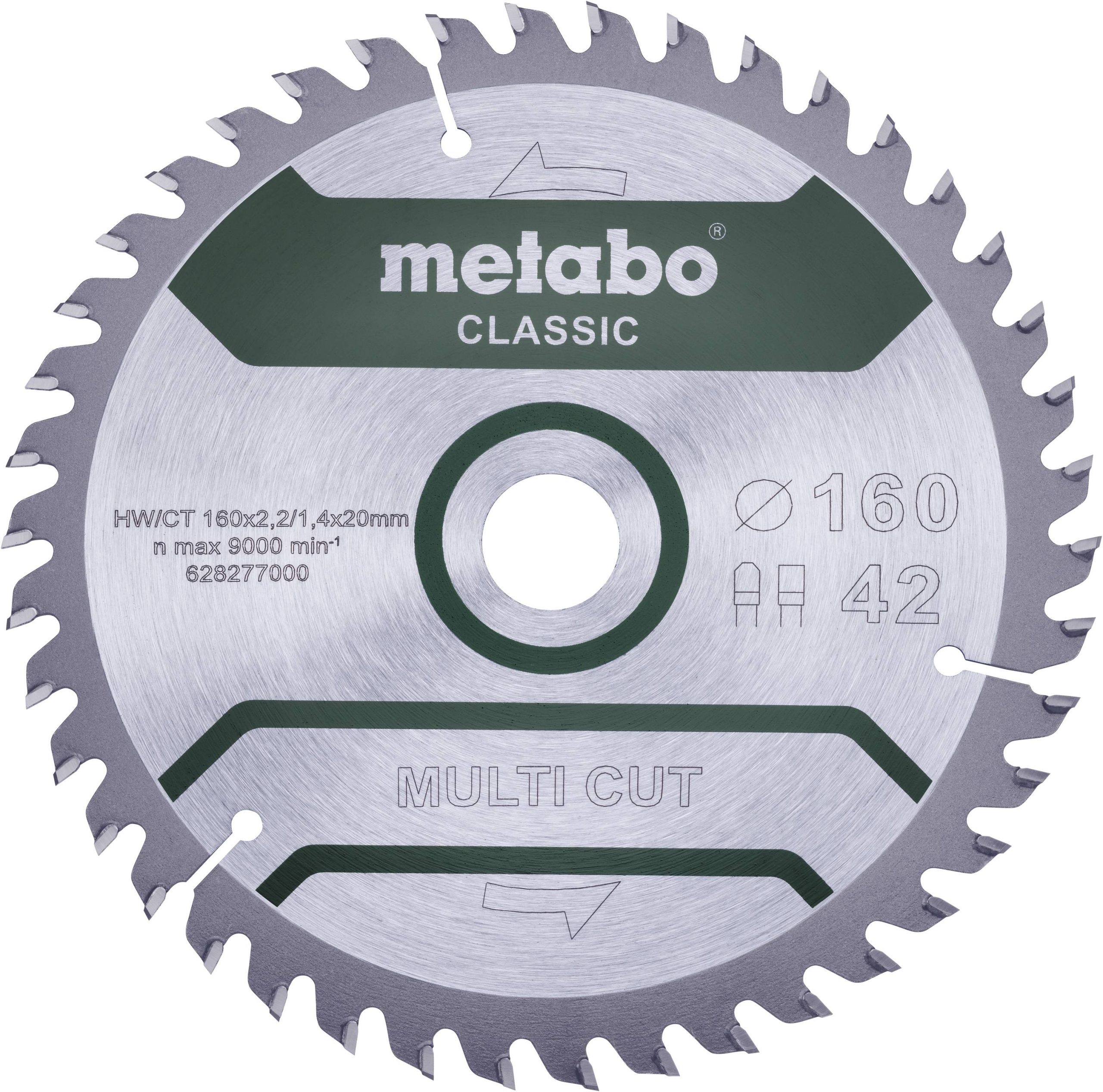 Tarcza tnąca Metabo MULTI CUT CLASSIC 160 x 20 x 1.4 mm 1 szt. - obrazek 1